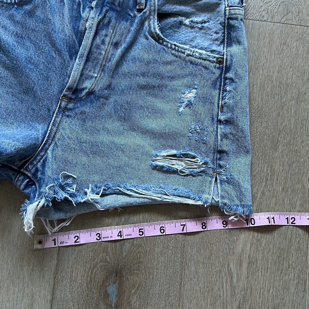 EUC Agolde Jaden shorts in surreal size 24 - Picture 13 of 13